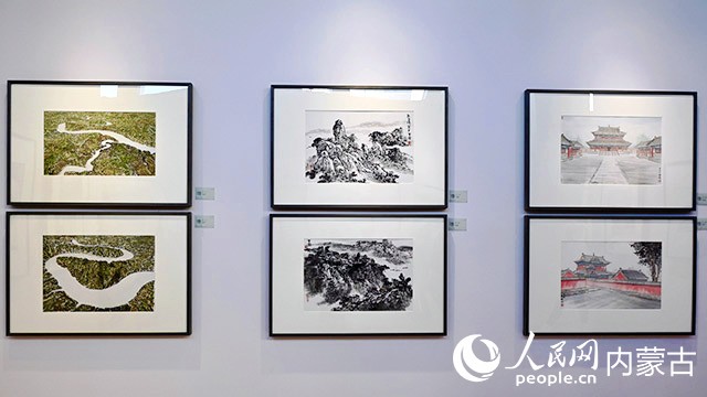 展覽作品。實(shí)習(xí)生 劉暢攝